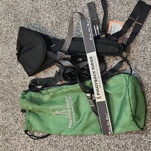 Child Carrier Backpack - Black and Green